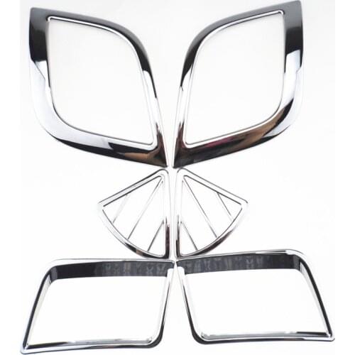 6 pcs. ABS Chrome for Hyundai Solaris Verna Accent sedan hatchback 2011-2016 air conditioning at the outlet