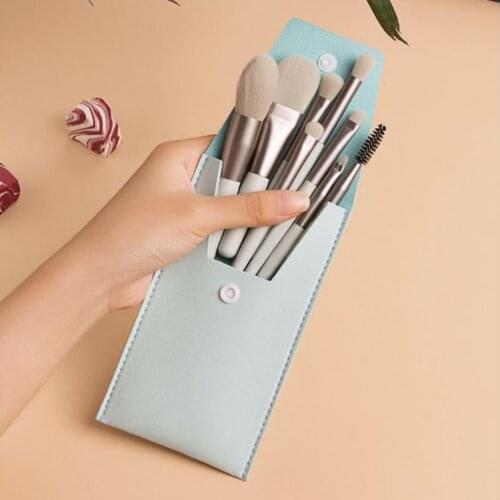 8 Pcs Mini Travel Portable Soft Makeup Brushes Set Eye Shadow Foundation Powder Eyelash Lip Concealer Brush Beauty Tool Cosmetic
