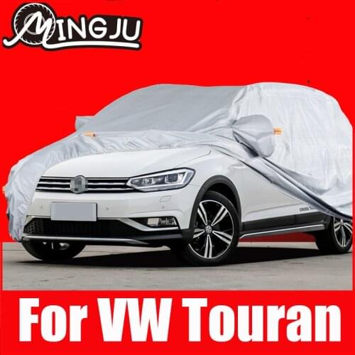 Full Car Covers For Volkswagen VW Touran Sun Water Snow Dust Scratch Resistant UV Protection outdoor oxford cloth Accessiores