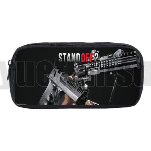 3D Print Hot Game Standoff 2 Pencil Case Cosmetic Bag Kawaii Pen Box Children Funny Pen Bag Cosplay Handbag School Stationery