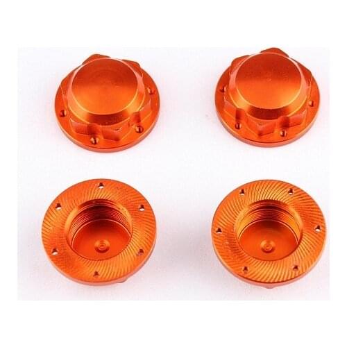 CNC precision machining all metal anti-loose lock nuts for ROVAN KM HPI BAJA 5B 5T 5SC