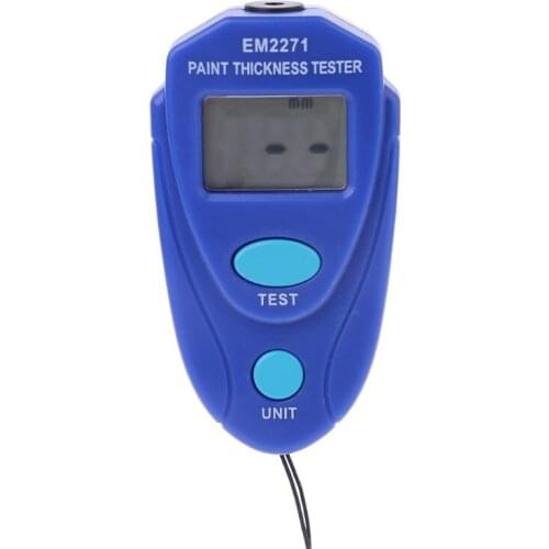 EM2271 Digital Mini Thickness Gauge Car Paint Tester Thickness Coating Meter J6PC