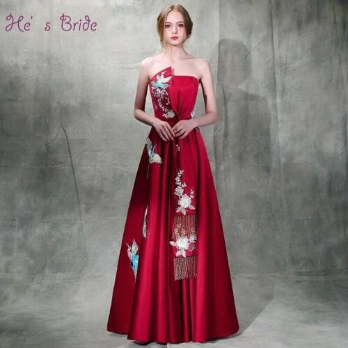 Женские атласные платья He's Bride China At AliExpress