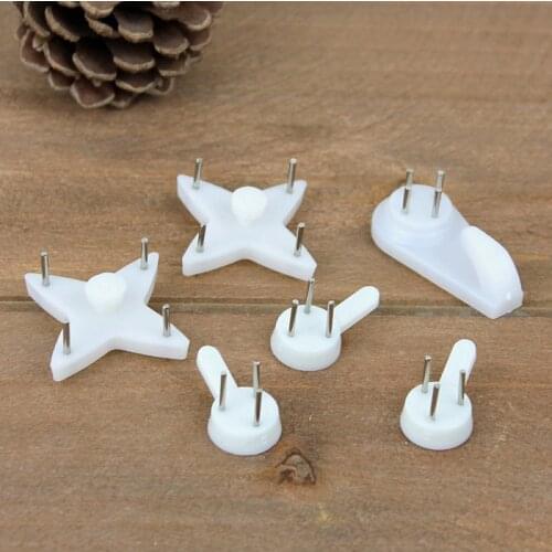 20pcs Home Decoration Photo Frame Wall Hooks Seamless Fixed Nails Hanging Wedding Photos Decor Accessories