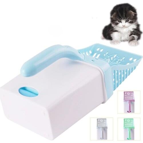 Cat Litter Shovel Pet Litter Sifter Hollow Neater Scoop Dog Sand Cleaning Cats Litter Pet Neater Scooper Cats Tray box Scoopers