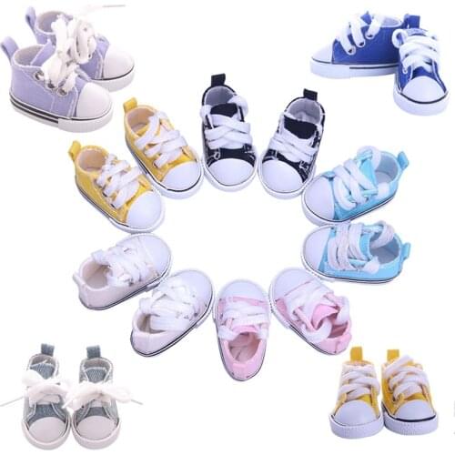 5cm Canvas Mini Fashion Shoes Toys For Kids BJD 1/6 Blyth 30Cm Russian DIY Doll Clothes Accessories Generation Girls Toy Gift