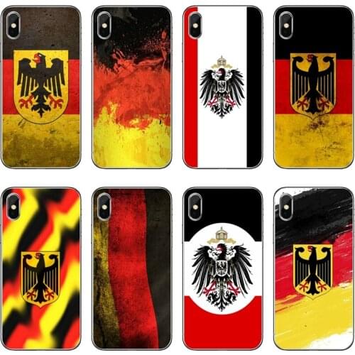 Germany Flag National Emblem Soft Phone Case For Samsung Galaxy M30 A70 A60 A50 A40 A30 A10 A9 A8 A6 J8 J4 J6 Prime Plus 2018