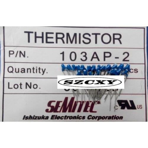 New and original 10PCS 103AP-2 10K NTC thermistor Accuracy of 0.5% Home furnishings foot is silver plated
