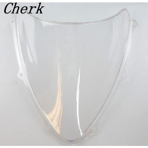 New Clear Motorcycle Double Bubble Windshield Windscreen Fairing For Suzuki GSXR600 GSXR750 K6 2006-2007