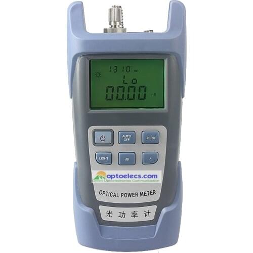 Free shipping FTTH Fiber Optic Optical Power Meter Cable Tester Networks FC and SC connectors -70~+10dBm for Telecom FTTH