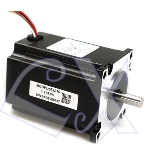Freeshipping Original Leadshine Cloudray 3 phase Stepper Motor 573S15 for NEMA23 5A Length 79mm Shaft 8mm