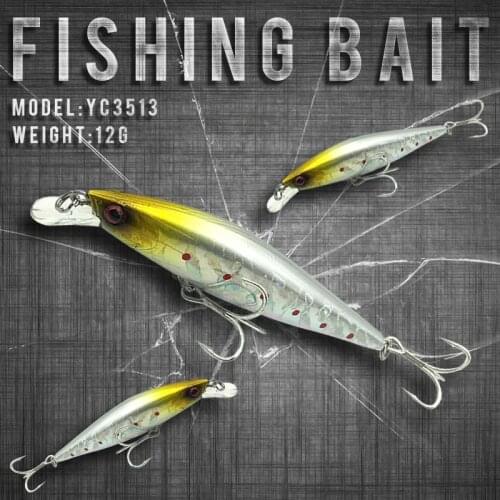 Fishing Lure 98mm/12g 0-1.0 m Floating Hard Bait Super Sinking Minnow Crankbait Lures Isca De Pesca Self-Scented Bait