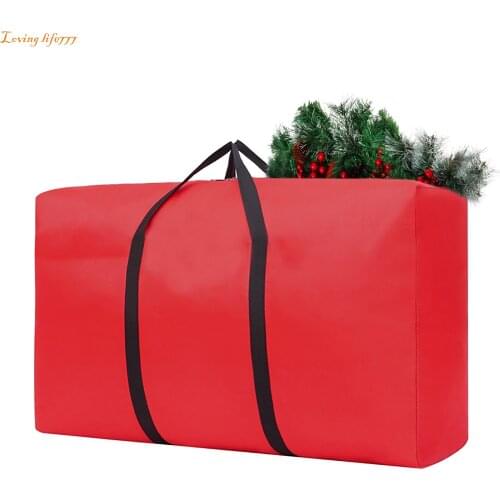 Christmas Tree Storage Bag Dustproof Cover Protect Waterproof Large-capacity Quilt Clothes Warehouse Storage Bags Organize Tools
