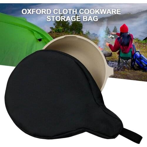 Pan Storage Bag Skillet Bag Pan Case Waterproof Oxford Frying 600D Oxford Cloth For Cutlery Bottle Pot Pan Kettle Storage