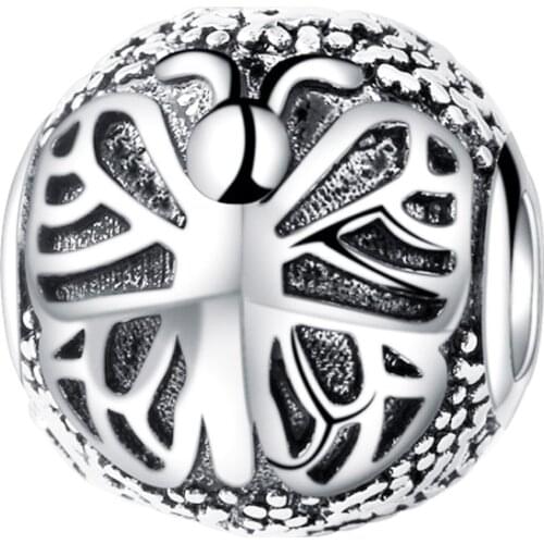 2019 New Bead Charm butterfly clip Stopper Fit Women Pandora Bracelet Bangle DIY Jewelry