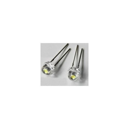 500PCS/LOT white 5mm straw hat LED lamp beads super bright LED big core Light-emitting diodes (leds)