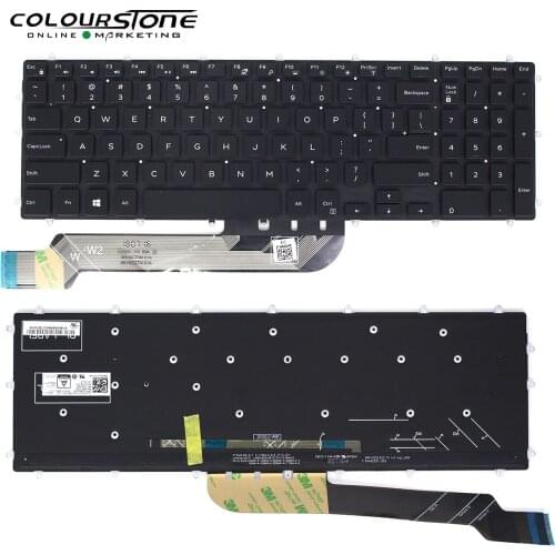 7566 US Laptop keyboard for DELL 15 7566 5567 7567 5665 15-7000 5765 5767 5565 English Keyboard With Backlit