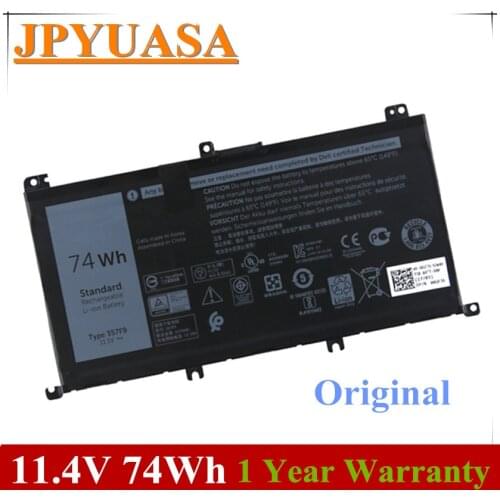 7XINbox 11.4V 74Wh Original 357F9 Laptop Battery For Dell Inspiron 15 7559 7000 INS15PD-1548B INS15PD-1748B INS15PD-1848B