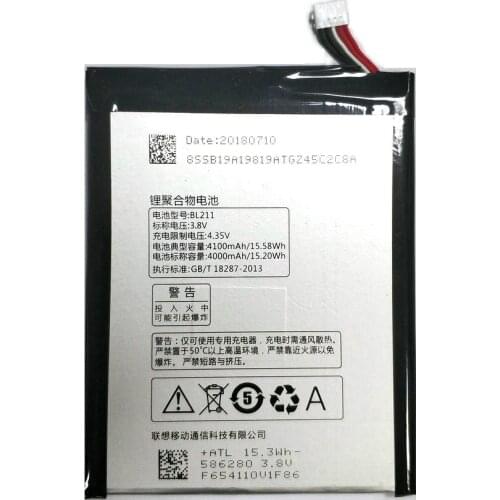 New BL211 BL 211 4100mAh Battery for Lenovo P780 mobile phone replacement battery