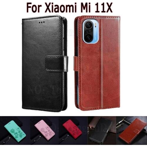 Wallet Case For Xiaomi Mi 11X M2012K11AI Cover Etui Flip Stand Leather Book Funda On Xiomi Mi 11 X Case Phone Shell Hoesje Capa