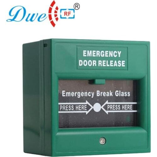 DWE CC RF Security & Protection 12V emergency door exit button push button switch for access control system