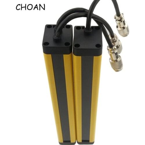 CHOAN SN4004T 40mm 4 beams punch Photoelectric protector Infrared sender receiver Safety light curtain Safety grating DC 12V 24V