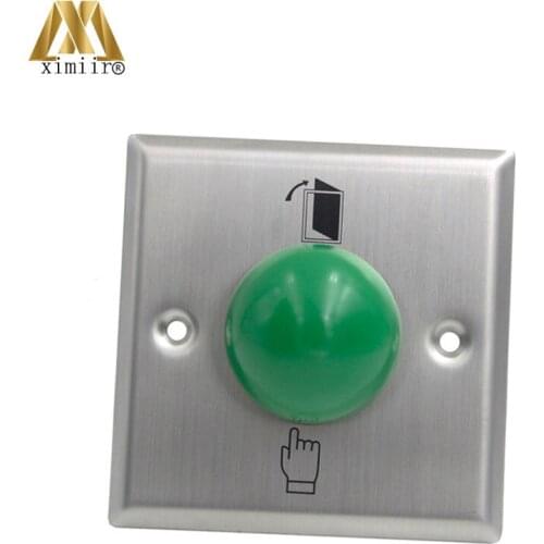 Mushroom Exit Push For Access Control Button Metal Stainless Steel E04M Exit Switch 10PCS