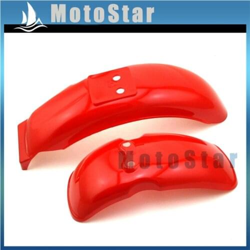 Red Front Rear Plastic Fender For Honda Z50 Z50A Z50J Z110 Z125 Gorilla Bike