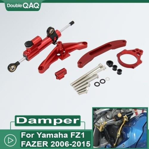 2006-2015 Motorcycle Accessories Steering Damper Bracket Set Stabilizer Linear Dampers Mounting Support For Yamaha FZ1 FAZER