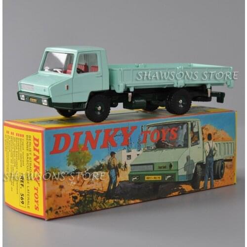 Atlas 1:43 Diecast Metal Model Toys Dinky Berliet Stradair Dumper Truck Miniature Replica Collection