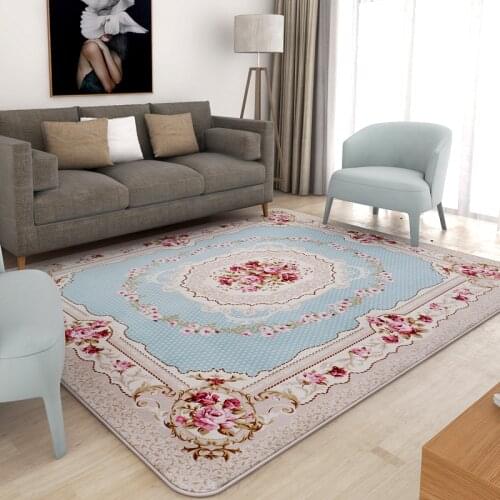 Soft Pastoral Carpets For Living Room Modern Bedroom Rug Sofa Coffee Table Floor Rug Home Kids Room Tatami Carpets