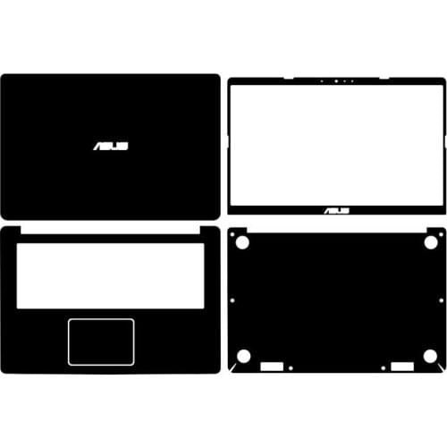 Carbon fiber Laptop Sticker Skin Decal Cover Protector for ASUS VivoBook S510 S510UA S510UN S510UQ X510UQ X510 15.6" 2017release