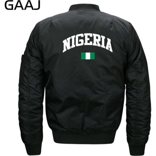 Nigeria Football Clothing Jackets Men Clothes Bomber Jacket Army Waterproof 6XL 7XL 8XL Fleece Autumn Streetwear Jackets Women
