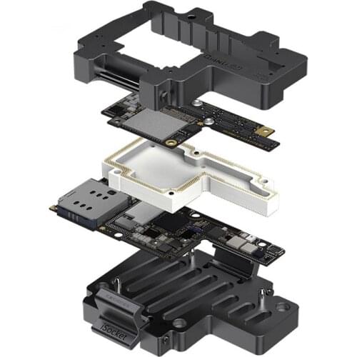 Newest iPhone X Motherboard iSocket Test Fixture Logic Board Diagnostic Test Repairing Tools Without Soldering