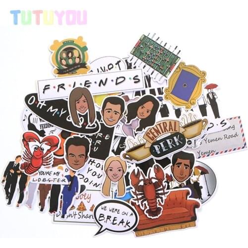 PC22 36PCS/set TV Show Scrapbooking Stickers Decal For for Guitar Laptop Luggage Fridge Graffiti Sticker