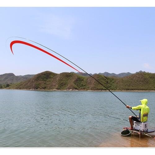 8m 9m 10m 11m 12m 13m Telescopic Fishing Rod Power Hand Pole Stick Ultra Hard Super Light Telescopic Rod Stick Spare tip A388