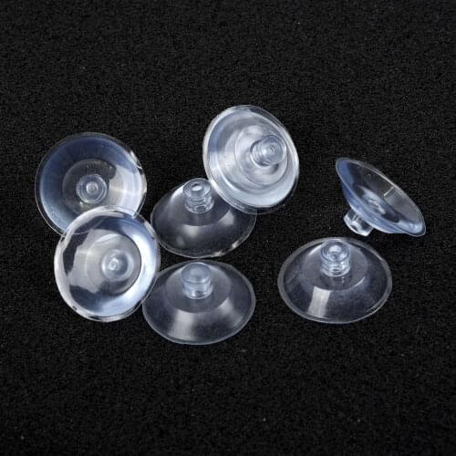 20 Pcs Sucker Hanger PVC Suction Cups Glass Pad For Table Desk 18mm High Grade