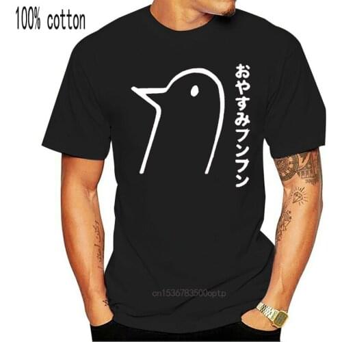 Funny Customized Style T Shirts Comics Artix Oyasumi Punpun In Black Tee 100% Cotton Fashionable T-Shirts Mens Tshirt Tee
