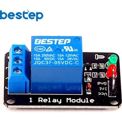 20pcs 1 Channel Relay Module 5V lamp Low level for SCM Household Appliance Control