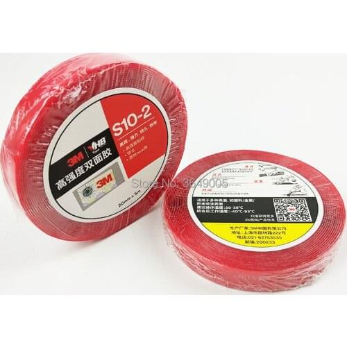 1Roll 20mm x 5meter S10 Clear 3M VHB 4910 Heavy Duty Double Sided Adhesive Acrylic Foam Tape