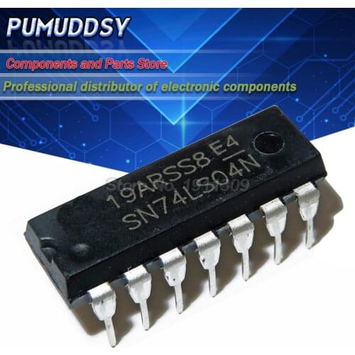 10PCS 74ls04 SN74LS04N SN74LS04 74LS04N 74LS04 DIP-14