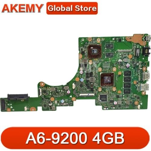Akemy 90NB0E50-R00040 Laptop Motherboard For Asus E402BP E402B Notebook mainboard test OK A6-9200 CPU 4GB RAM (V2G)
