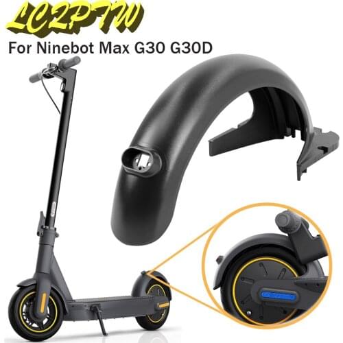 New Rear Mudguard Rear Fenders Plastic Water Baffle Rear Shield Tyre Splash Guard For Ninebot Max G30 Electric Scooter Accessory