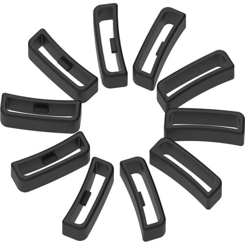 Watch band keeper for Garmin Fenix 5 6 3 HR silicone Rubber loop replacement wristbands buckle holder 26 22 20mm with Fixed role