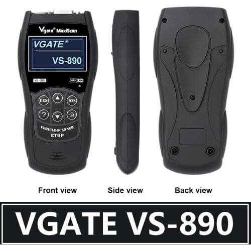 Diagnostic Tool Vgate VS890 Auto Scanner OBD2 CAN-BUS Fault Car Code Reader Multi-Languages Better ELM327 Freeshipping