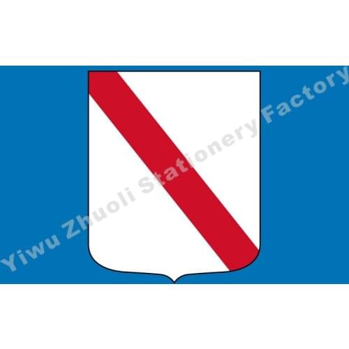 Italy of the Campania of Flag 150X90cm (3x5FT) 120g 100D Polyester Double Stitched High Quality Banner Free Shipping
