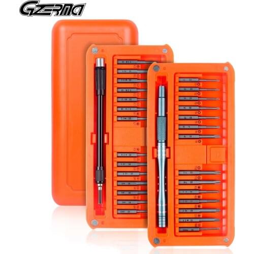 S2 Steel Screwdriver Set 30 in 1 Long Magnetic Bits Screw Driver Kit Electronics Smartphone PS4 Tablet PC Repair Kit Hand Tools