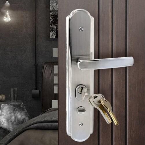 Stainless Steel 304 Home Security Entrance Door Lock Set Privacy Mortise Front Back Bedroom Lever Latch With 6068 lock body