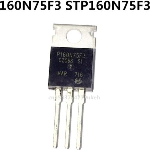 Original 5pcs/ 160N75F3 STP160N75F3 TO-220 75V 120A