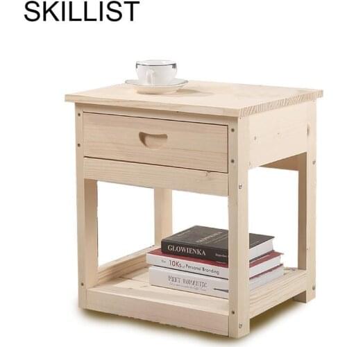 Chevet Meuble Meble Lemari Kayu Korean European Wooden Bedroom Furniture Cabinet Mueble De Dormitorio Quarto Bedside Table